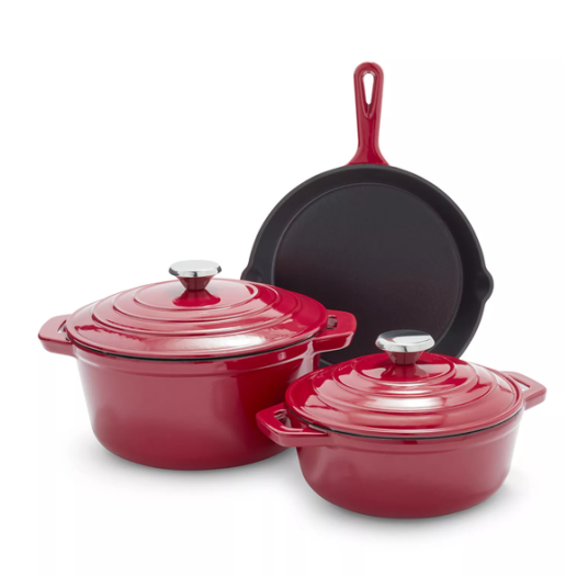 Sur La Table enameled cast iron 5-piece set for $160