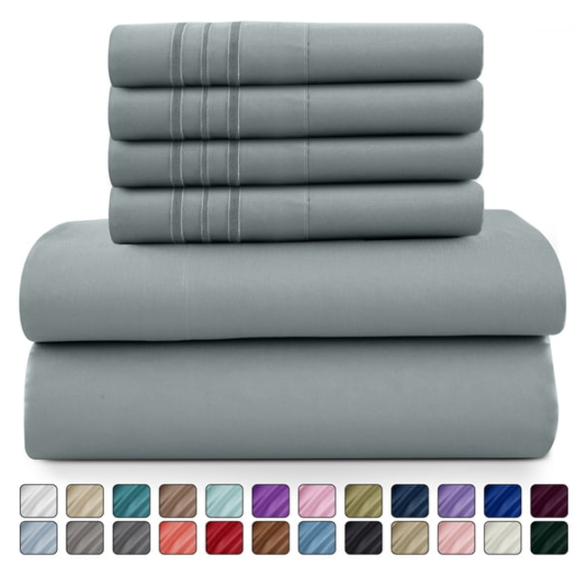 Lux Decor Collection queen 6-piece sheet set for $18
