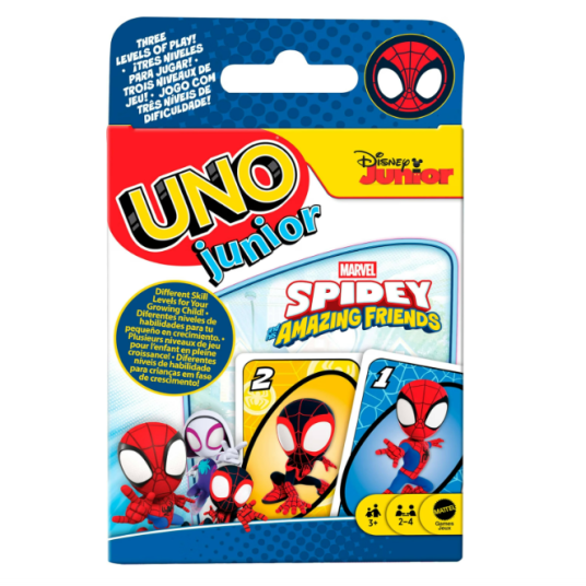 Mattel UNO Junior Marvel Spidey card game for $6